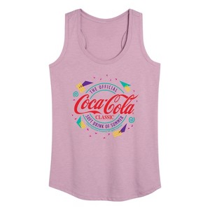 Women's - Coca-Cola - 90's Retro Original Logo Graphic Racerback Tank - 1 of 4