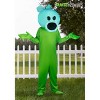 HalloweenCostumes.com Plants Vs Zombies Snow Pea Costume Jumpsuit for Adults. - 2 of 3