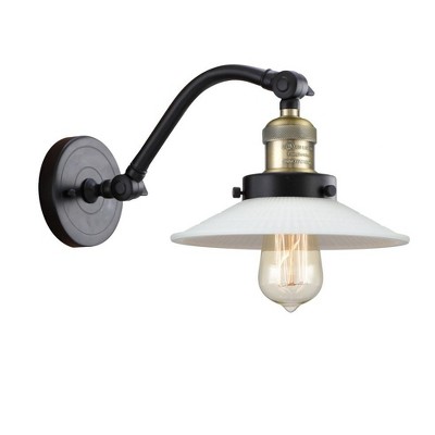 Halophane - 1 Light Wall Sconce In Industrial Style-11.5 Inches Tall and 8.5 Inches Wide