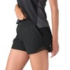 Future Planet Women's Nova Premium Performance Sport Athletic 4" High Waisted Active Gym Workout Running Shorts Black - 4 of 4