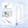 Moissanite Infinity Necklace for Women, 1 Carat Dainty Pendant with 925 Sterling Silver Chain for Wife, Mother, Girlfriend Christmas Gifts - 4 of 4