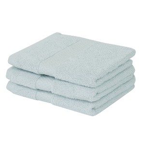 Splash Zero Twist 100% Ring Spun Cotton Face Washcloth Set – Reversible, 550 GSM, Soft, Lightweight, Highly Absorbent Towels for Bathroom - 1 of 4