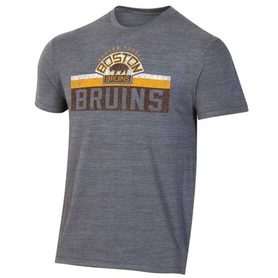  NHL Boston Bruins Men's Short Sleeve Vintage Logo T-Shirt - M 