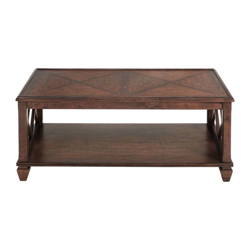 45&#34; Bridgton Wood Coffee Table Cherry - Alaterre Furniture, 4 of 9