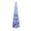 Aghana Digitals 6ft Blue Gradient Flocked PVC Light Tree - 3 of 4