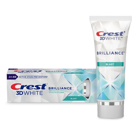 Crest 3d White Brilliance Blast Teeth Whitening Toothpaste - 3.5oz : Target