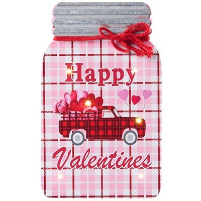 The Lakeside Collection Lighted Mason Jar Wall Plaques