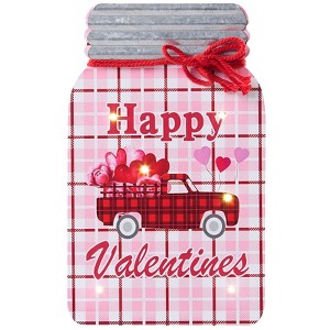 The Lakeside Collection Lighted Mason Jar Wall Plaques - 1 of 3