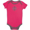 Yoga Sprout Baby and Toddler Girl Cotton Hoodie, Bodysuit or Tee Top, and Pant, Medallion Baby - 3 of 4