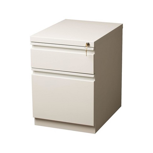 Staples 2 Drawer Heavy Duty Mobile Pedestal File Cabinet White 20 Inch 28883d Target