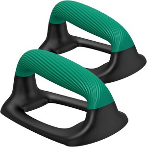 Non-Slip Push Up Bars, Stable Stands with Thick Soft Handles for Efficient Floor Strength Training & Home Gym - 1 of 4