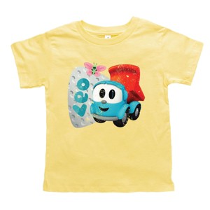 Leo the Truck Leo Name Distressed - Toddler Short Sleeve Graphic T-Shirt - 1 of 3