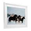 Stupell Industries Winter Herd of Horses Framed Print Under Glass Art - 2 of 4