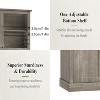 Pantry with Drawers and Adjustable Shelves, 71”Tall Freestanding Kitchen Pantry Cabinet with Microwave Stand, Hutch Cabinet - 3 of 4