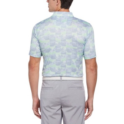 Мужская рубашка поло Jack Nicklaus на пуговицах с защитой от влаги и солнца