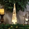 Northlight LED Lighted Birds on Branches Frosted Glass Cone Christmas TreeDecoration - 16" - 2 of 4