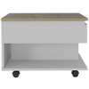 NicBex 21.6 Inch Rectangle Lift Top Coffee Table with Casters and Shelf for Living Room,Dining Room,Bedroom - 4 of 4