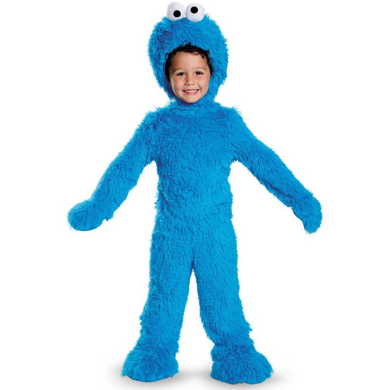 Sesame Street Cookie Monster Extra Deluxe Plush Infant/Toddler Costume, 1 of 2