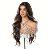 Jessie's Wig 26 Inch Wavy Wig Synthetic Wig Hight Brown 1 Pc/Pack - 2 of 4