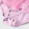 Baby Girls' Disney Minnie Mouse Ruffle One Piece Swimsuit - Pink - 4 of 4
