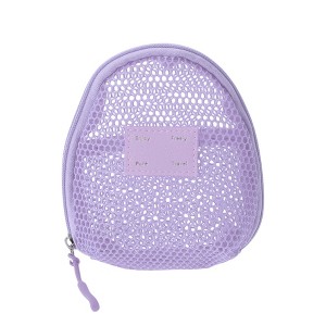 Unique Bargains Mesh Hand-held Sundries Makeup Bag 1 Pc - 1 of 4
