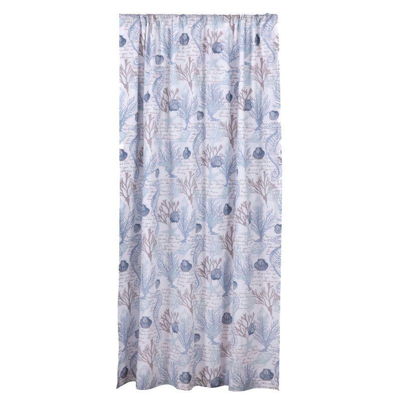Galapagos Lined Shower Curtain with Grommets - Levtex Home, 3 of 5