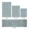 Edge Bath Rug 100% Premium Cotton Ultra-Soft Water Absorbent Tufted Solid Reversible 4 Piece Bathroom Rug Set for Machine Washable Bathmat - 2 of 2