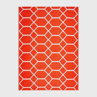 Playa Rug Miami Recycled Plastic Indoor Outdoor Folded Floor Mat