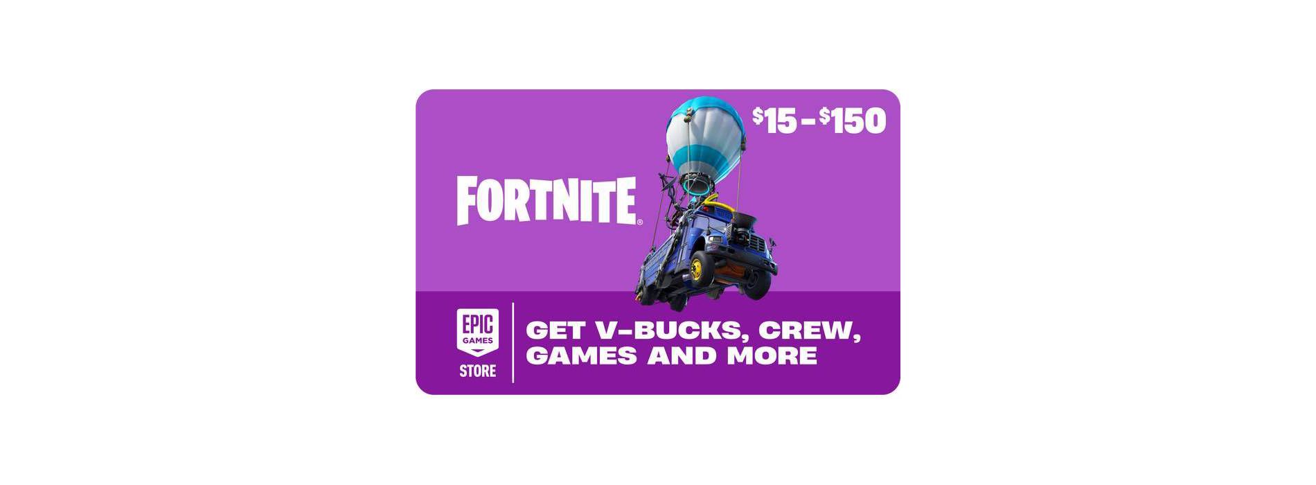 Fortnite Gift Card (powered by the Epic Games Store) (Email Delivery)