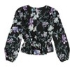 bar III Womens Glamour Floral Peplum Blouse - 2 of 2