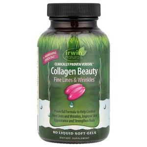 Irwin Naturals Clinically Proven Verisol® Collagen Beauty, 80 Liquid Soft-Gels - 1 of 3