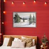 Stupell Industries Winter Forest Frosty Hills Floating Frame Canvas Art - 3 of 4