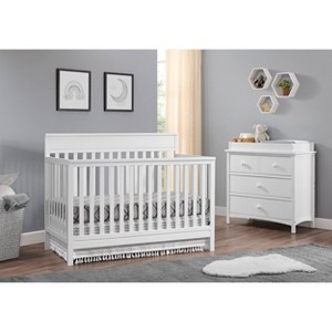 Oxford Baby Castle Hill 4-in-1 Crib - Barn White - 1 of 4