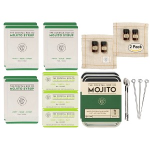 The Cocktail Box Co. Mojito Cocktail Kit (2 Pack) - Premium Cocktail Kits - Make Hand Crafted Cocktails. Great Gift for Any Cocktail Lover. - 1 of 2
