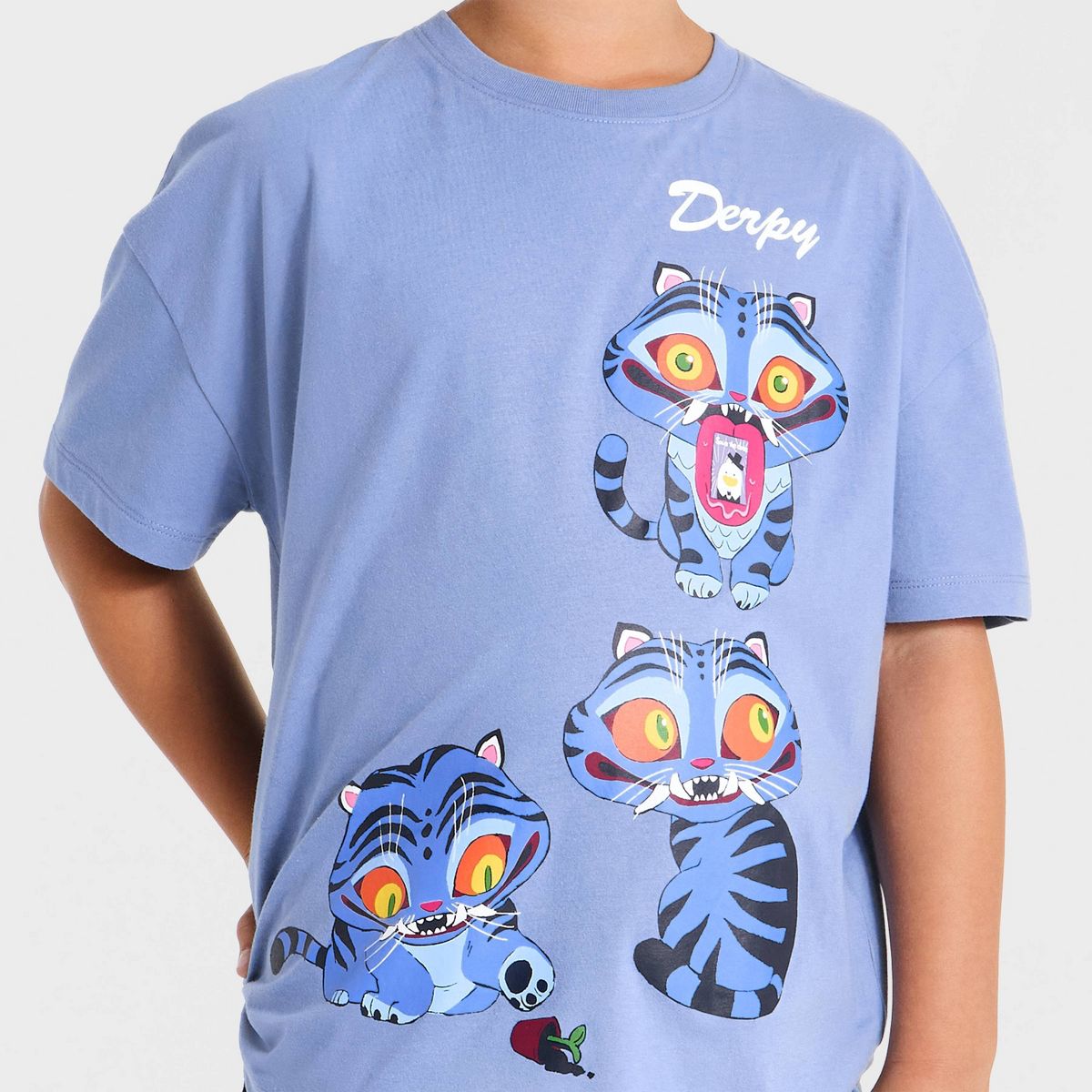 Boys' KPop Demon Hunters Derpy Short Sleeve Graphic T-Shirt - thumbnail 2