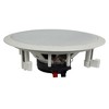 Pyle PDIC81RD PDIC Series 8 Inch 250W Round Flush Mount In-Wall or Ceiling Home Speakers Pair with Directable 1/2' Inch Polymer Dome Tweeter - 3 of 4