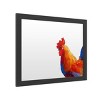 Trademark Fine Art-Dry Erase Marker Board with Printed Artwork - Marion Rose 'Rooster Bob 1' White Board - 2 of 4