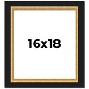 PosterPalooza | Embellished Brown Picture Frame - UV Acrylic, Foam Board Backing, Hanging Hardware - 2 of 4