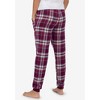 ellos Women's Plus Size Plaid Flannel Sleep Pants - image 3 of 4