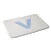 Deny Designs April Lane Art Block Monogram Memory Foam Bath Mat - 2 of 4
