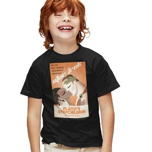 Boys' Star Trek Tos Episode 65 T-Shirt Black Small - 1 of 4