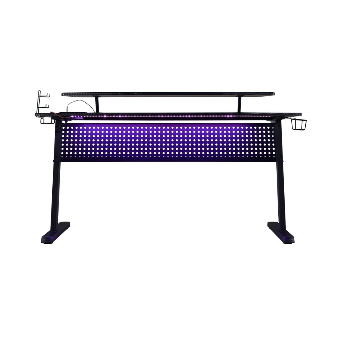 Vildre Gaming Desk with USB Port - Acme Furniture - thumbnail 4