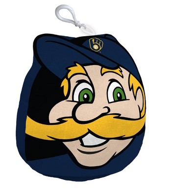 MLB Milwaukee Brewers Plushie Mascot Keychain