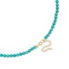 Pure Collection by Ross-Simons 4-4.5mm Turquoise Bead Necklace With 14kt Yellow Gold - 3 of 4