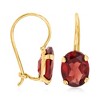 Ross-Simons 3.00 ct. t.w. Garnet Drop Earrings in 14kt Yellow Gold - 3 of 4