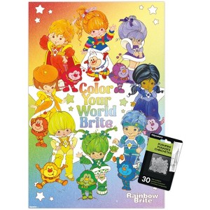 Trends International Rainbow Brite - Color Your World Brite Unframed Wall Poster Prints - 1 of 4