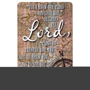 Life is About The Journey Compass Aged Map Cardstock Pocket Cards, Pack of 12 - 1 of 2