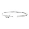 GILDED 1/10 ct t.w. Natural Diamond Bangle Bracelet in Sterling Silver - 3 of 4