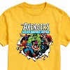 Men's - Marvel - Avengers Paper Rip Short Sleeve Graphic T-Shirt - 2 of 4