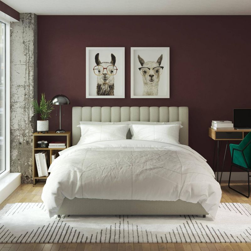 Brittany Upholstered Bed with Storage Drawers - Novogratz, 5 of 11